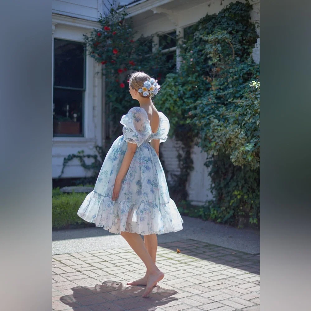 Selkie | French Puff Dress | La Belle Etoile in Organza | Size L | BRAND NEW! - Picture 2 of 3